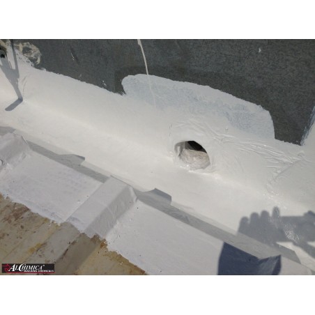 Résine polyuréthane thixotrope avec fibres polyesters incorporés