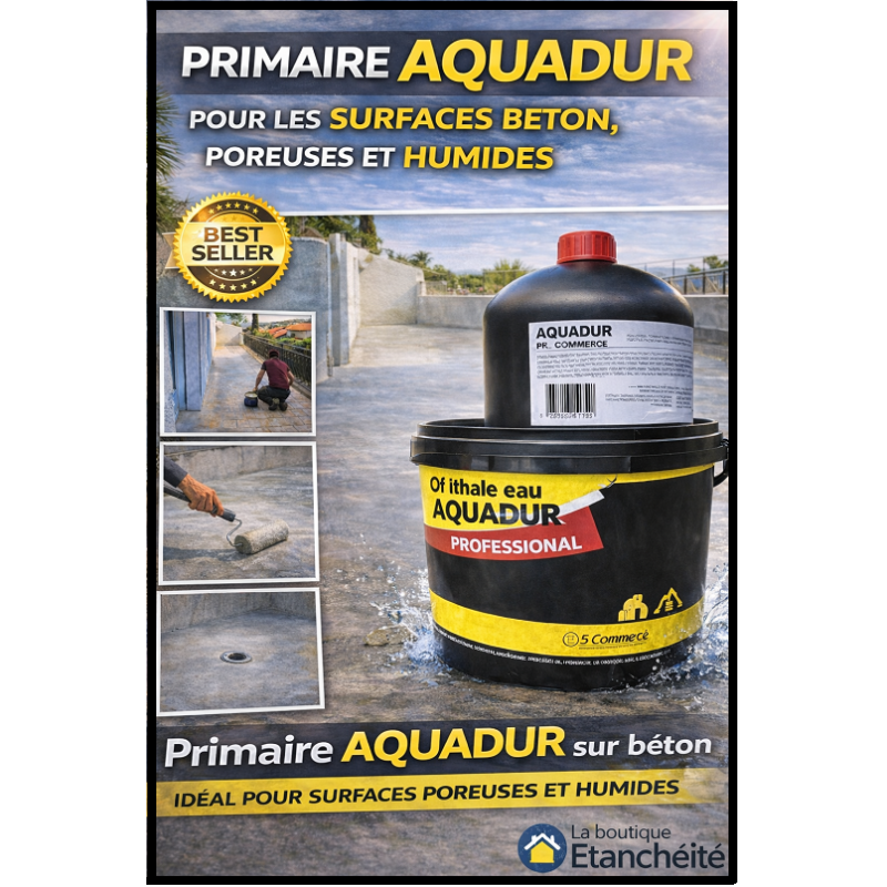 Primaire AQUADUR pour supports poreux et Humides