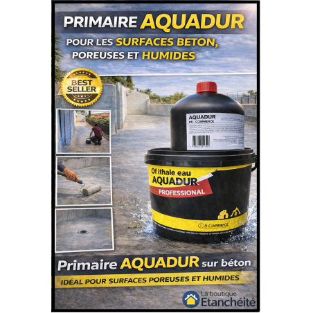 Primaire AQUADUR pour supports poreux et Humides