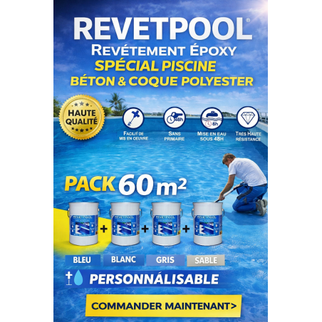 REVETPOOL  Pack  60 m²