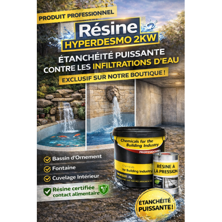 Résine polyuréthane pour Cuvelage et Etanchéité des bassins