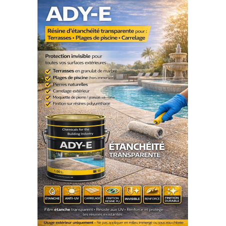 ADY-E résine polyuréthane transparente