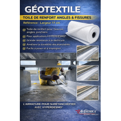Toile de renfort de 17 cm