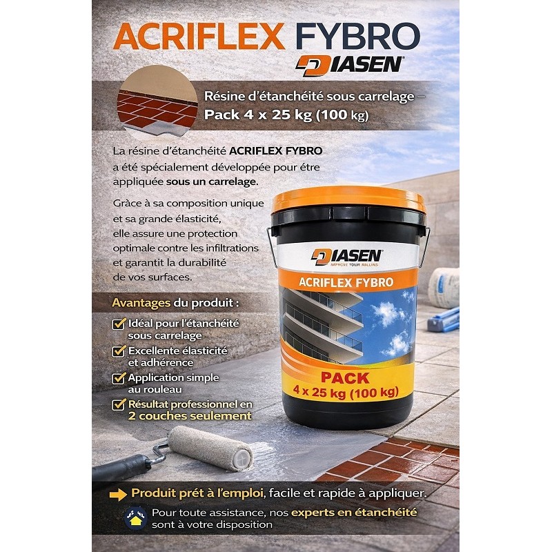 ACRIFLEX FYBRO- PACK 4 x 25 kg.