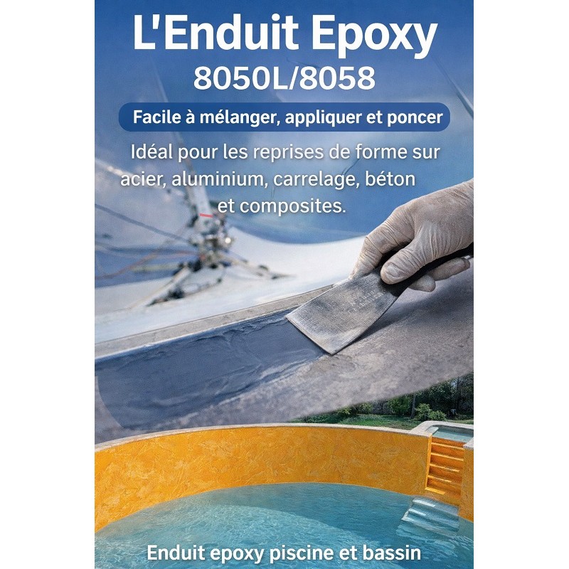 Enduit époxy  étanche version 8050/8050L
