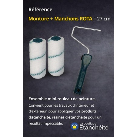 Manche + 2 mini rouleaux