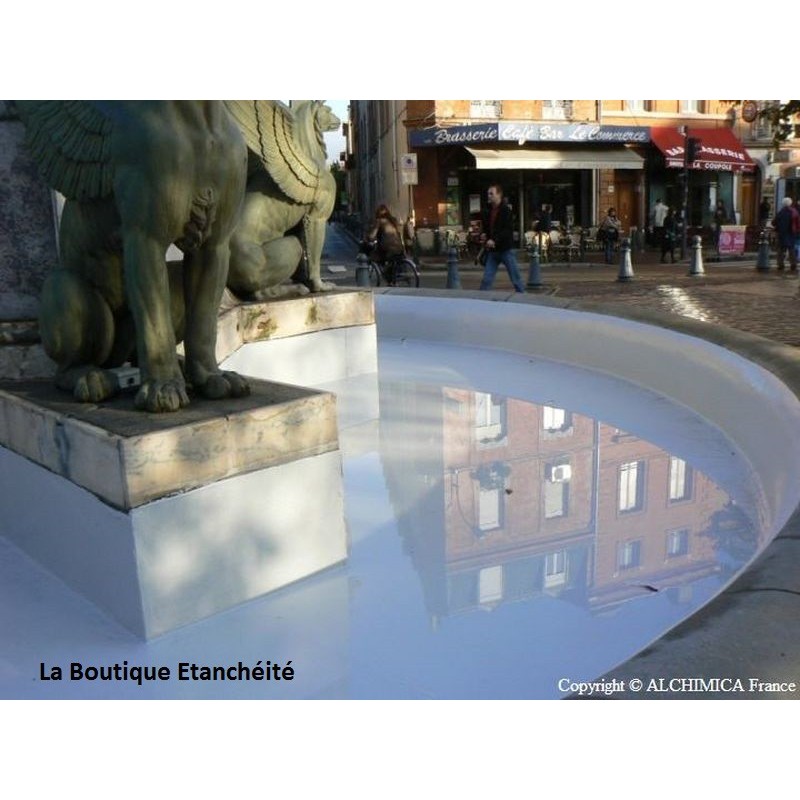Etanchéité d'une fontaine
