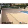 Vernis Polyuréthane ADY-E sur moquette de pierre