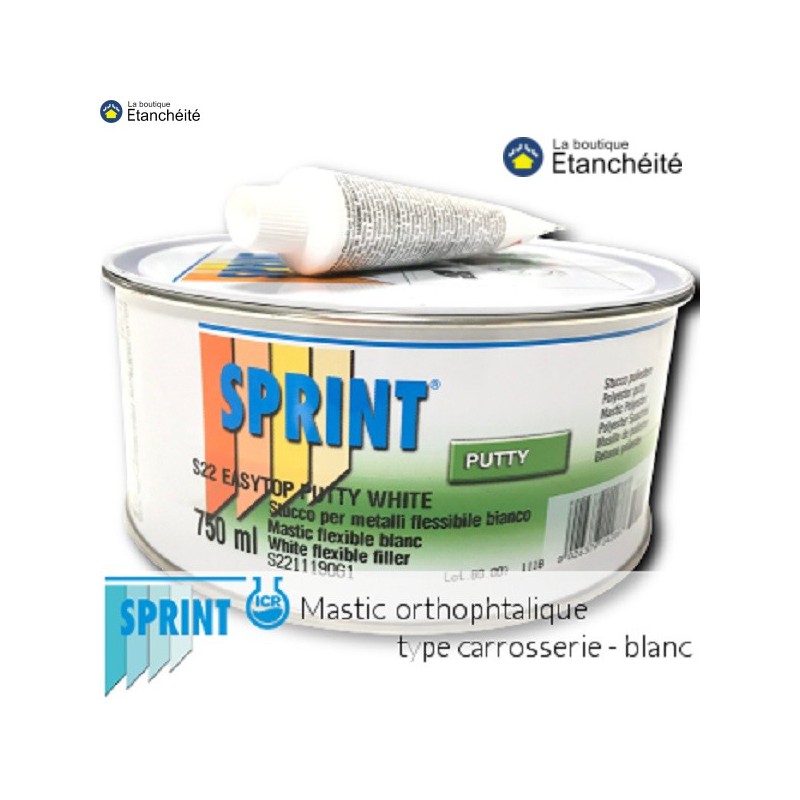 Mastic polyester souple