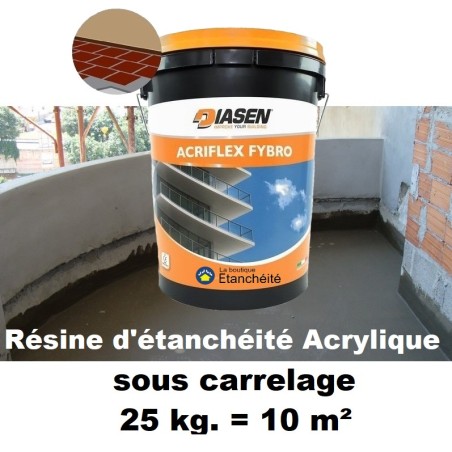 Acriflex Fybro sur dalle béton