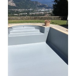 Résine époxy RAL Gris   7040