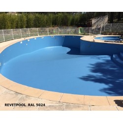 Résine époxy RAL Bleu  5024