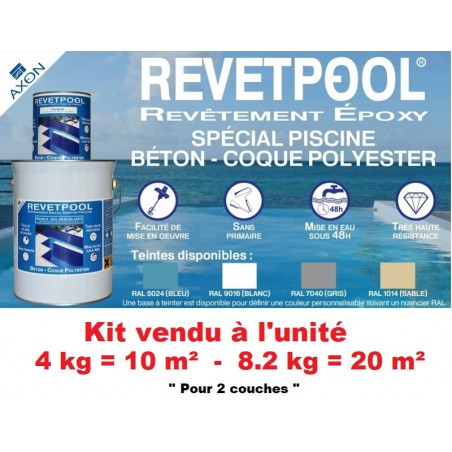 REVETPOOL Résine époxy pour Piscine et Bassin